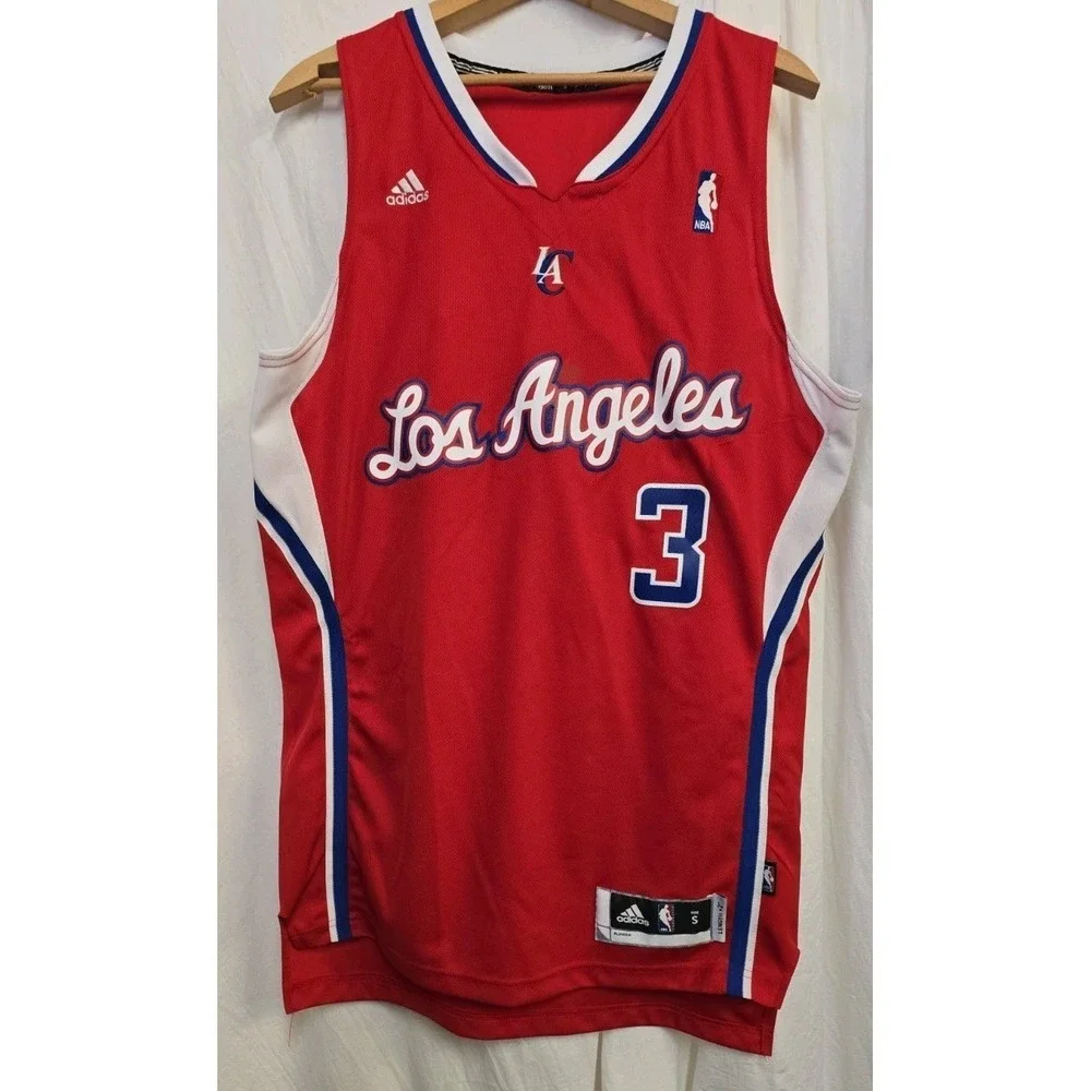 LA Clippers #3 CHRIS PAUL Swingman Jersey Adidas Red SP Basketball Los Angeles